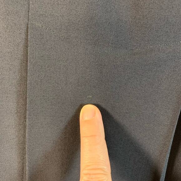 Ann Taylor Womens Virgin Wool Skirt Sz 6 Black Academia Career Professional - Picture 8 of 10